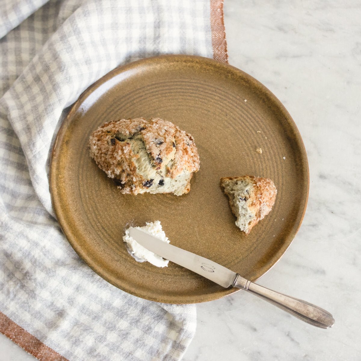 Stoneware Dinner Plate Set of 4 - elsie green - the french kitchen