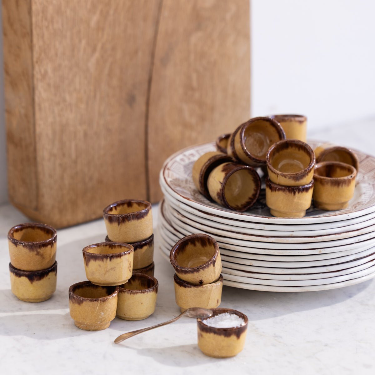 Stoneware Escargot Pot Set of 10 - elsie green - the french kitchen