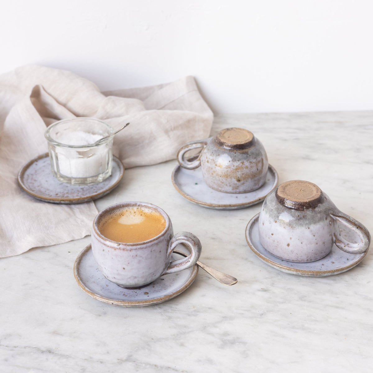 Stoneware Espresso Set | 10 Pieces - elsie green - the french kitchen