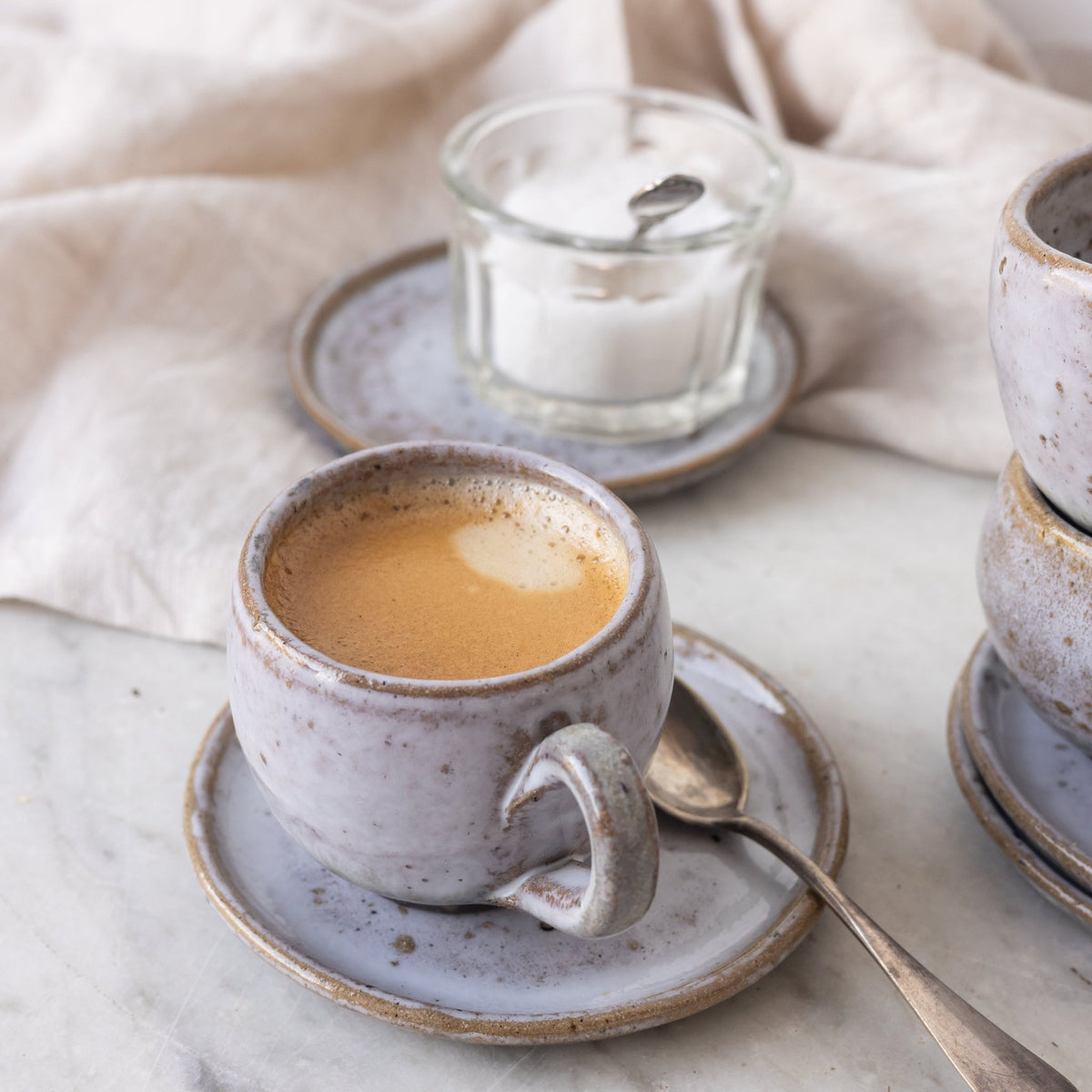 Stoneware Espresso Set | 10 Pieces - elsie green - the french kitchen
