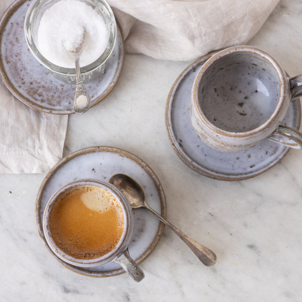 Stoneware Espresso Set | 10 Pieces - elsie green - the french kitchen