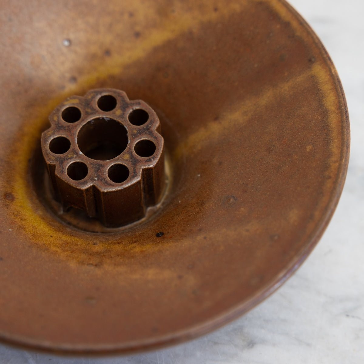 Stoneware Flower Frog | Daniel De Montmollin - elsie green - decor