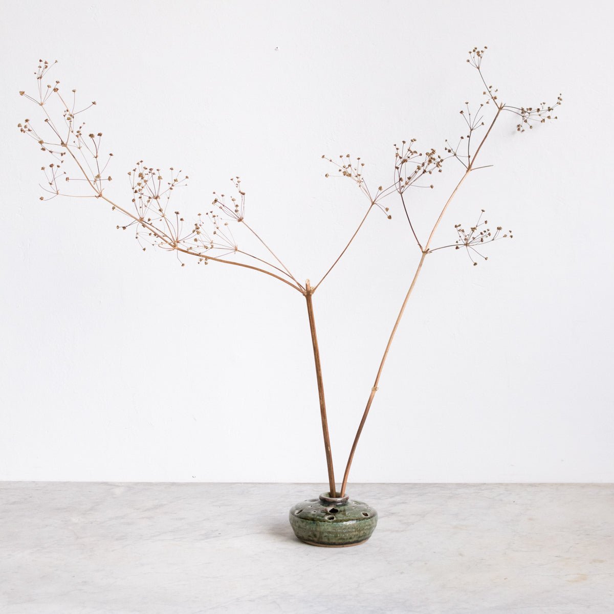 Stoneware Flower Frog | Fontgambault Abbey - elsie green - decor