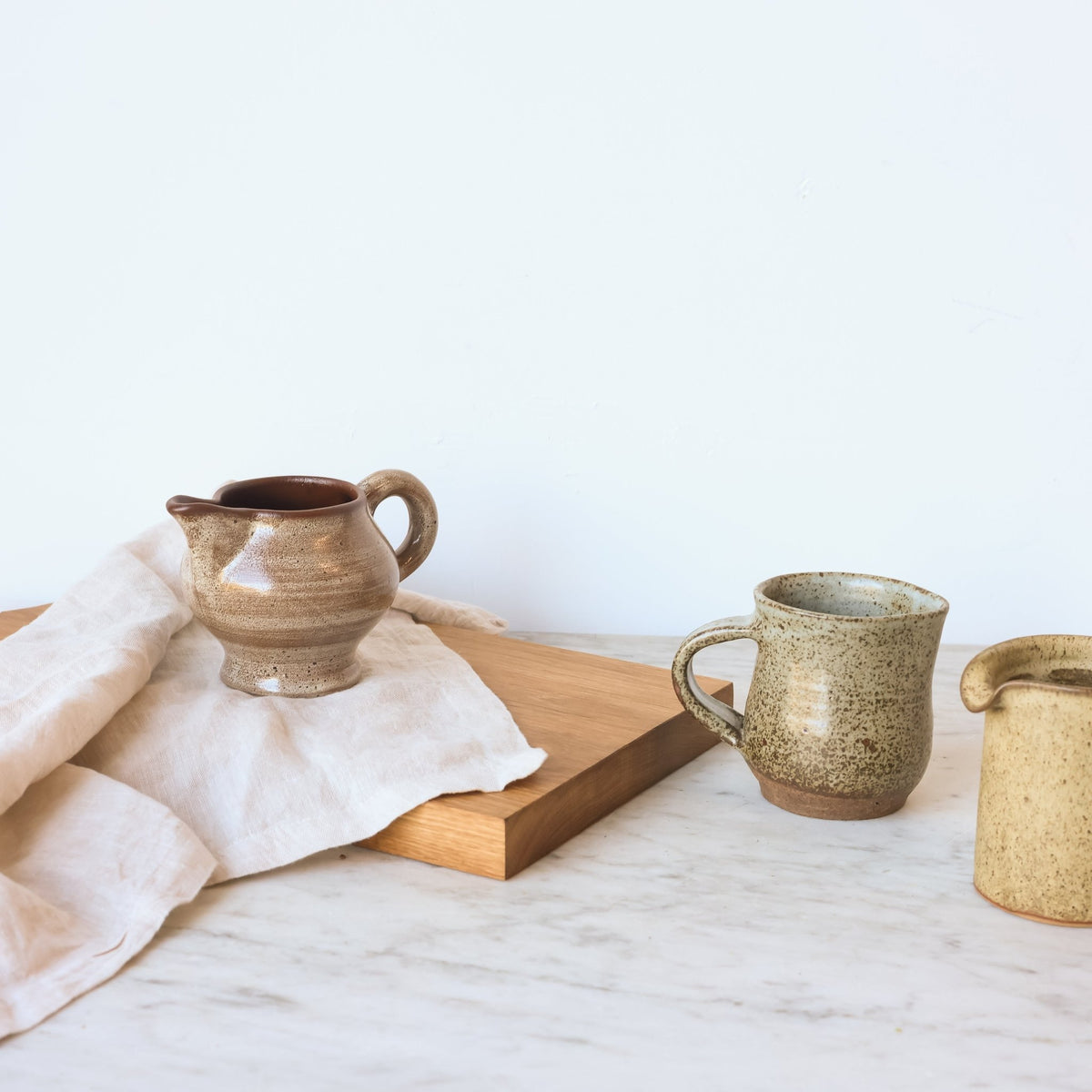 Stoneware Gravy Pitcher - elsie green - the french kitchen