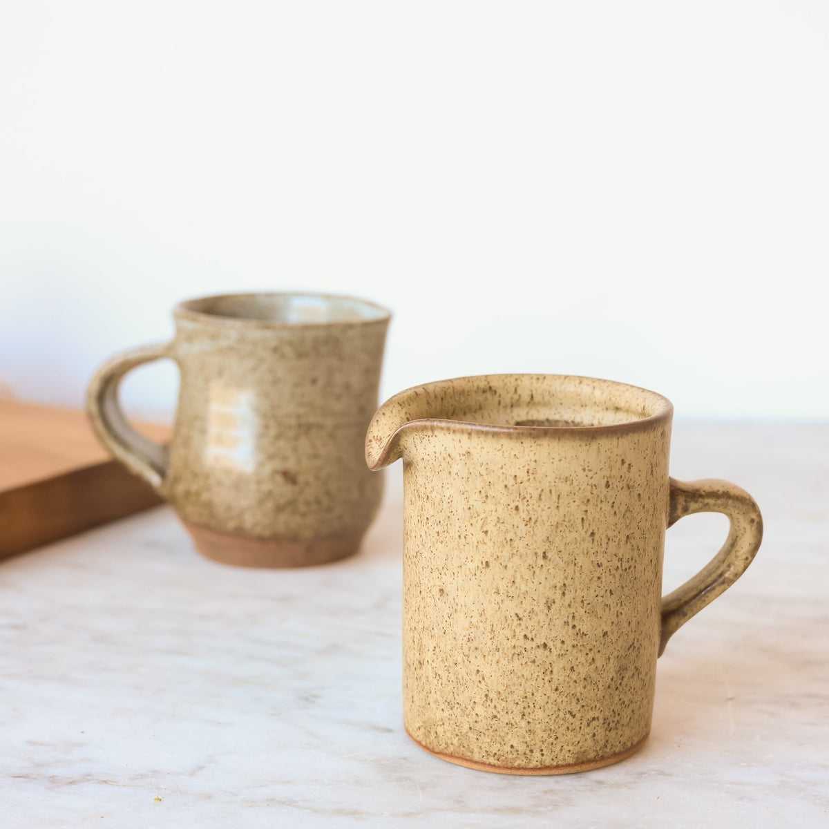 Stoneware Gravy Pitcher - elsie green - the french kitchen