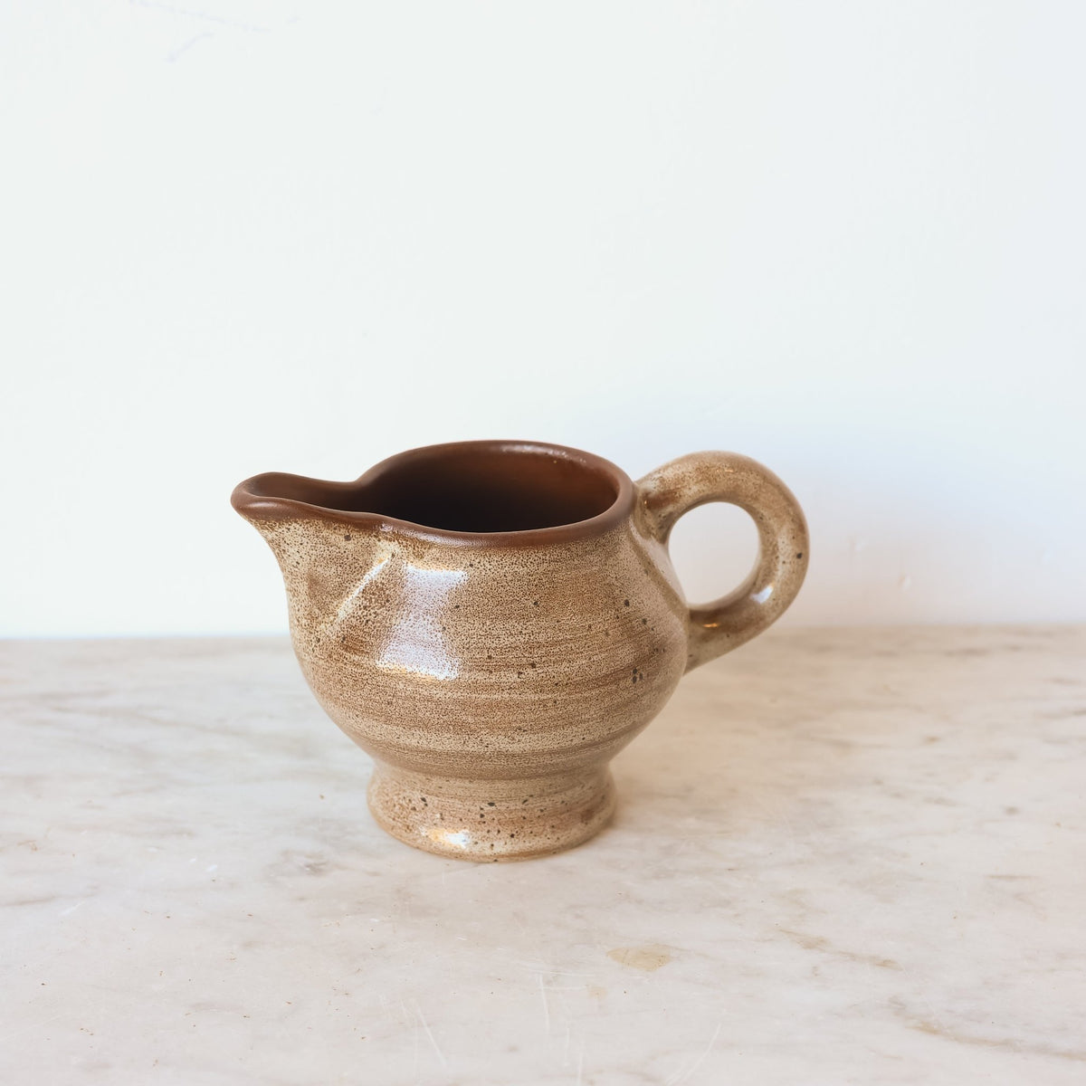 Stoneware Gravy Pitcher - elsie green - the french kitchen