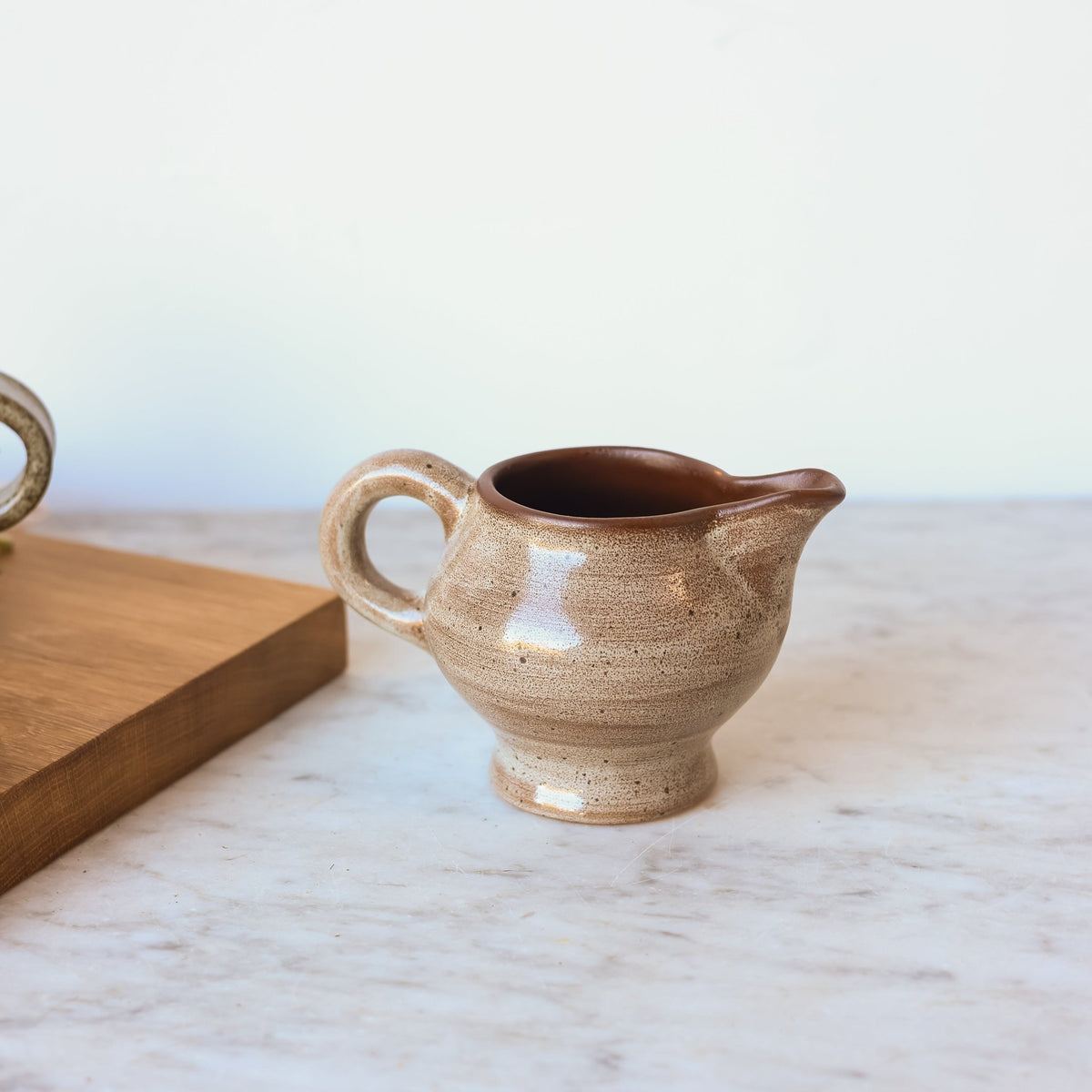 Stoneware Gravy Pitcher - elsie green - the french kitchen
