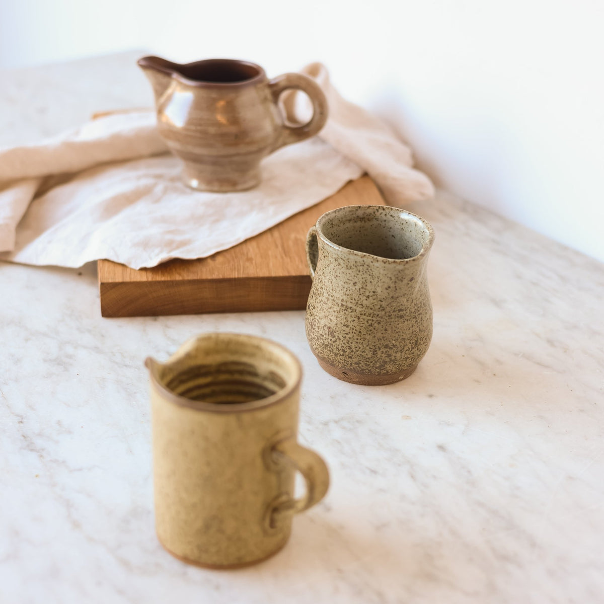 Stoneware Gravy Pitcher - elsie green - the french kitchen