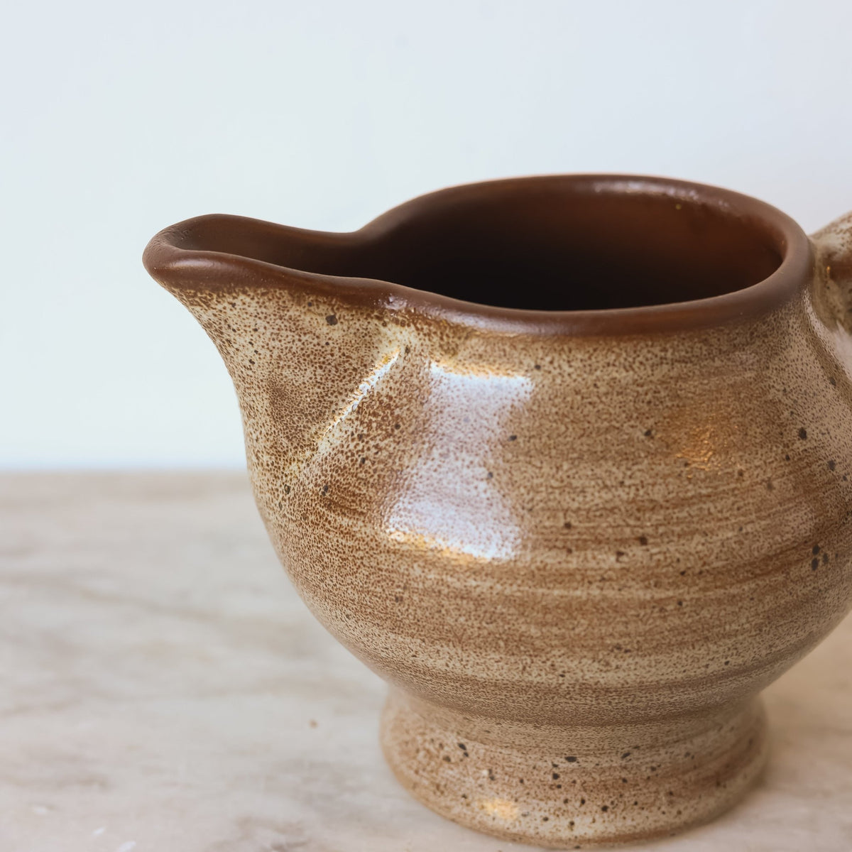 Stoneware Gravy Pitcher - elsie green - the french kitchen