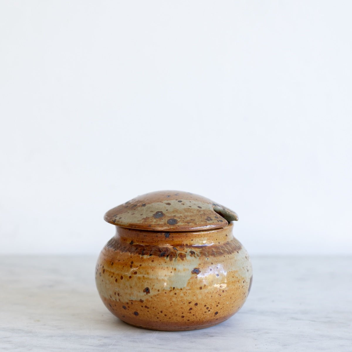 Stoneware Honey Pot | Signed by Artist - elsie green - The French Kitchen