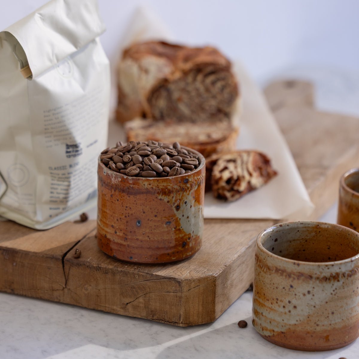 Stoneware Tumbler Set of 4 | Signed by Artist - elsie green - the french kitchen