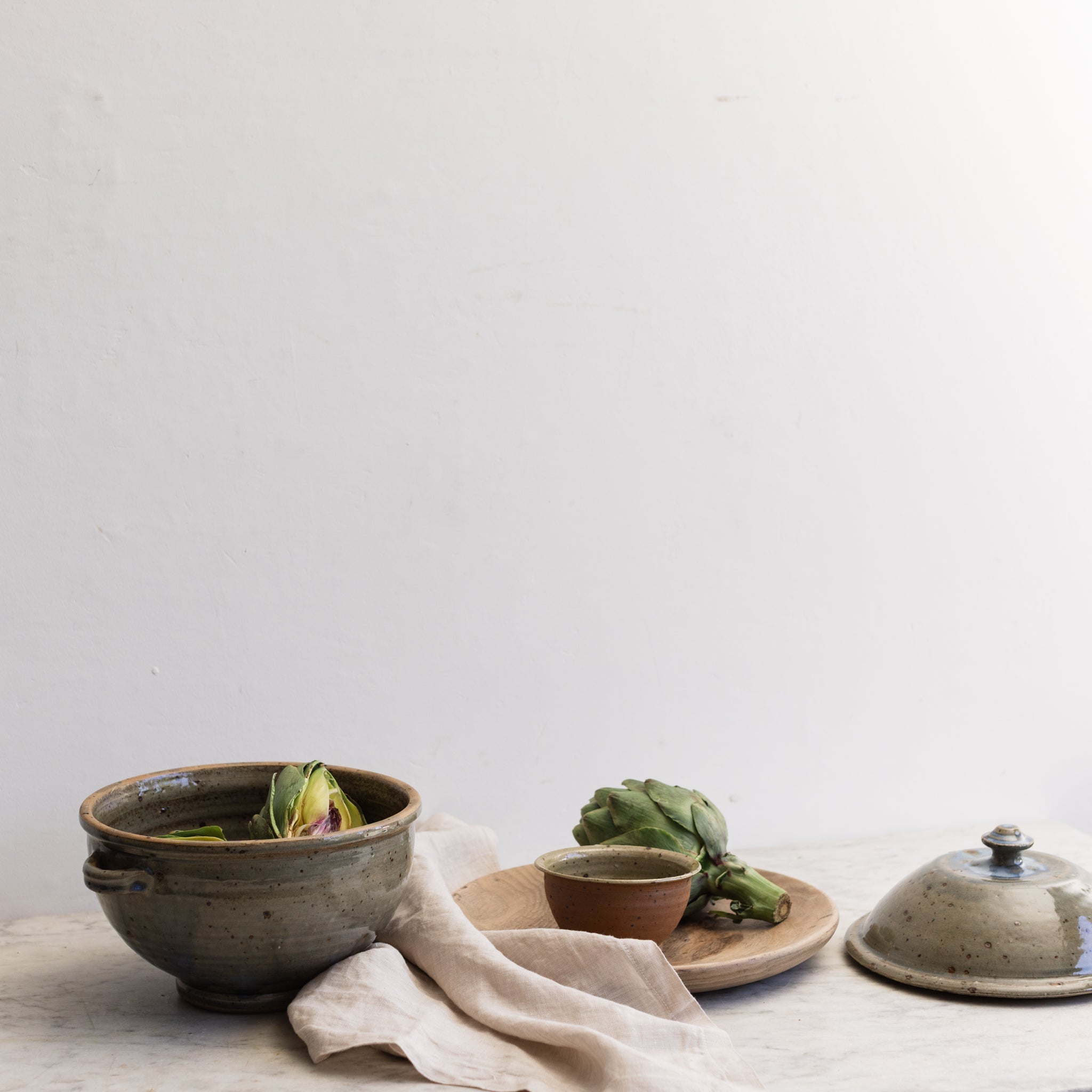 Stoneware Tureen | Signed by Artist - elsie green - the french kitchen