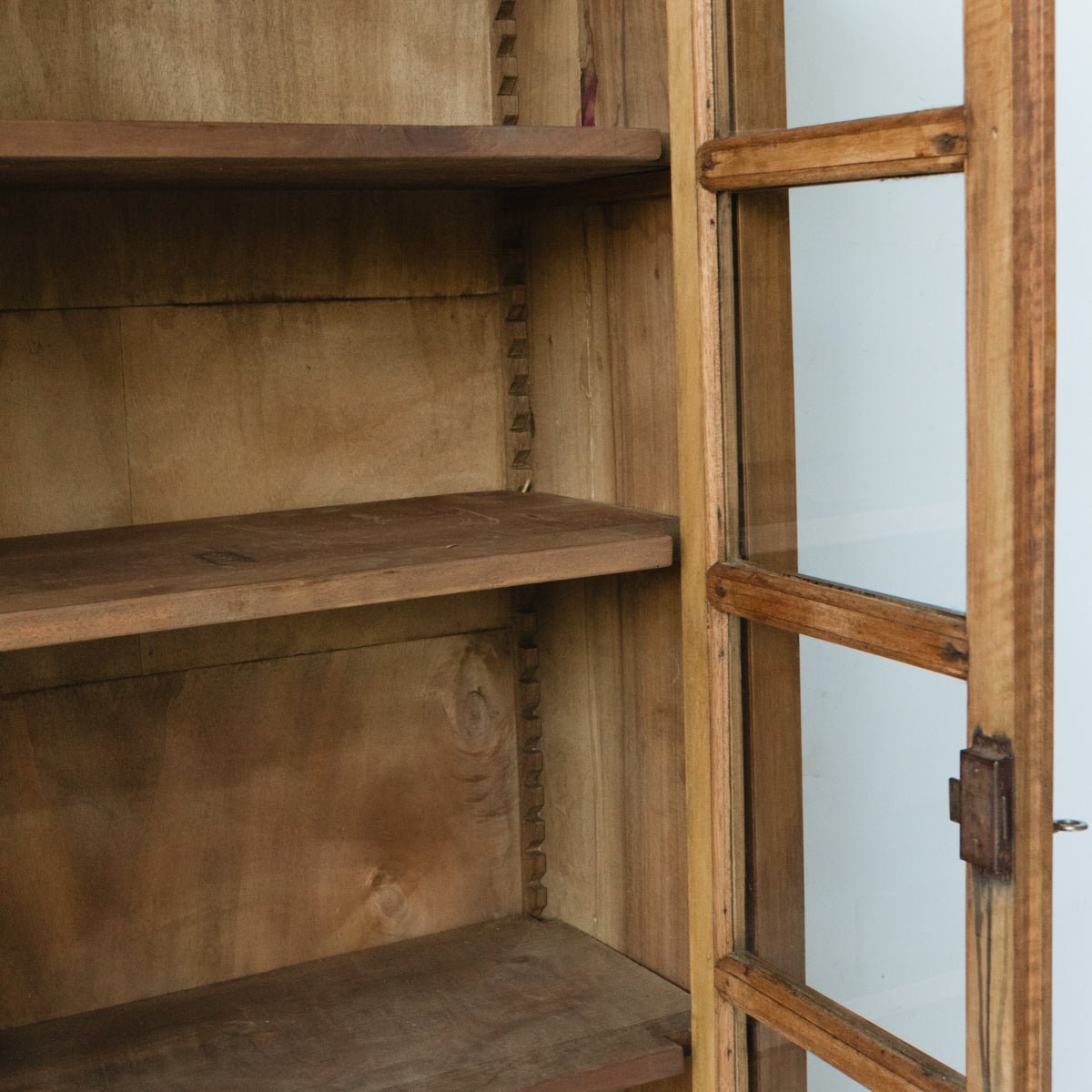 Tall Antique Vitrine - elsie green - furniture