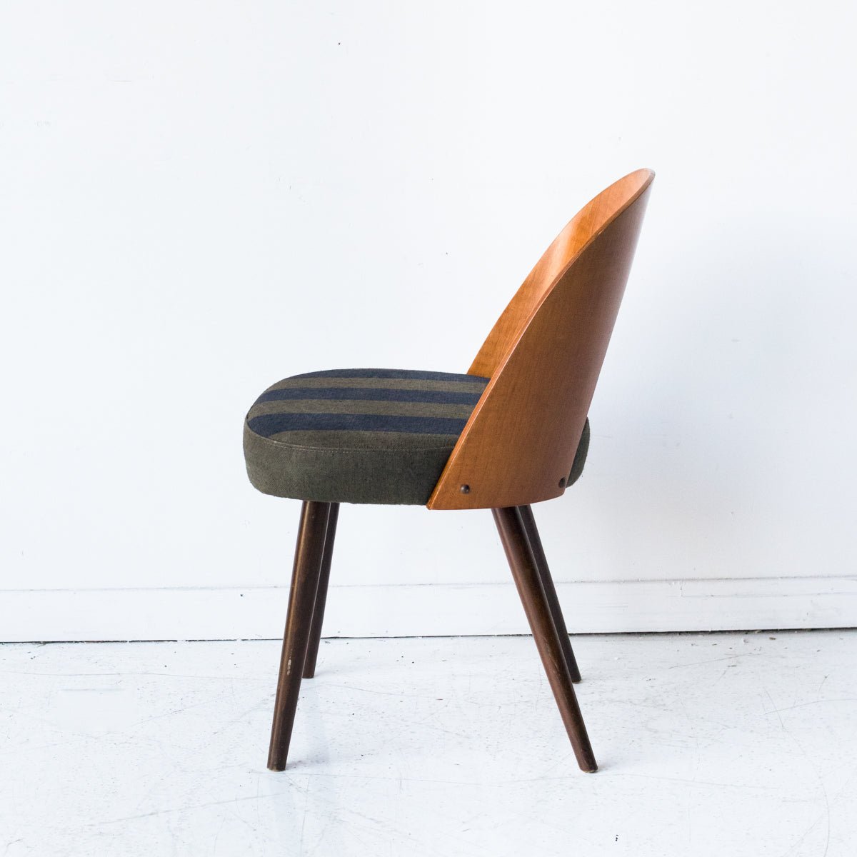 Tatra Dining Chair with Overdyed Linen Seat | Antonin Suman - elsie green - furniture