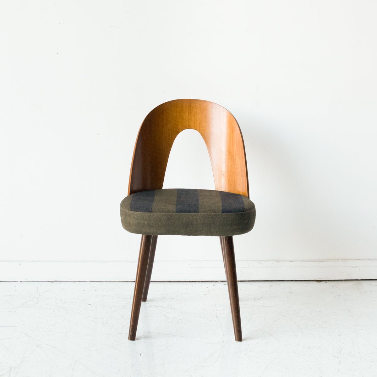 Tatra Dining Chair with Overdyed Linen Seat | Antonin Suman - elsie green - furniture