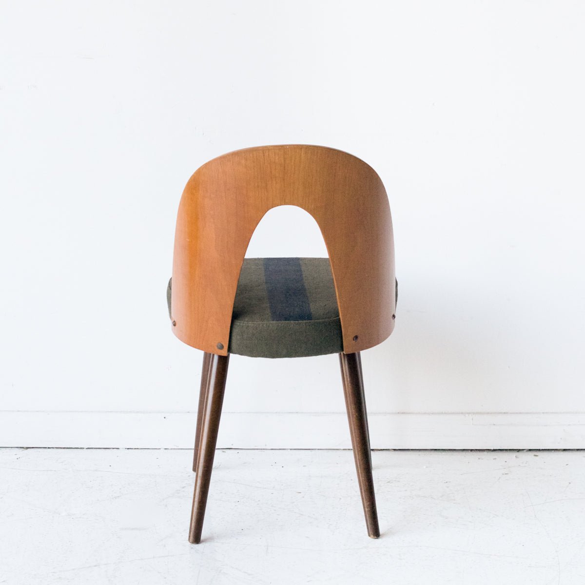 Tatra Dining Chair with Overdyed Linen Seat | Antonin Suman - elsie green - furniture