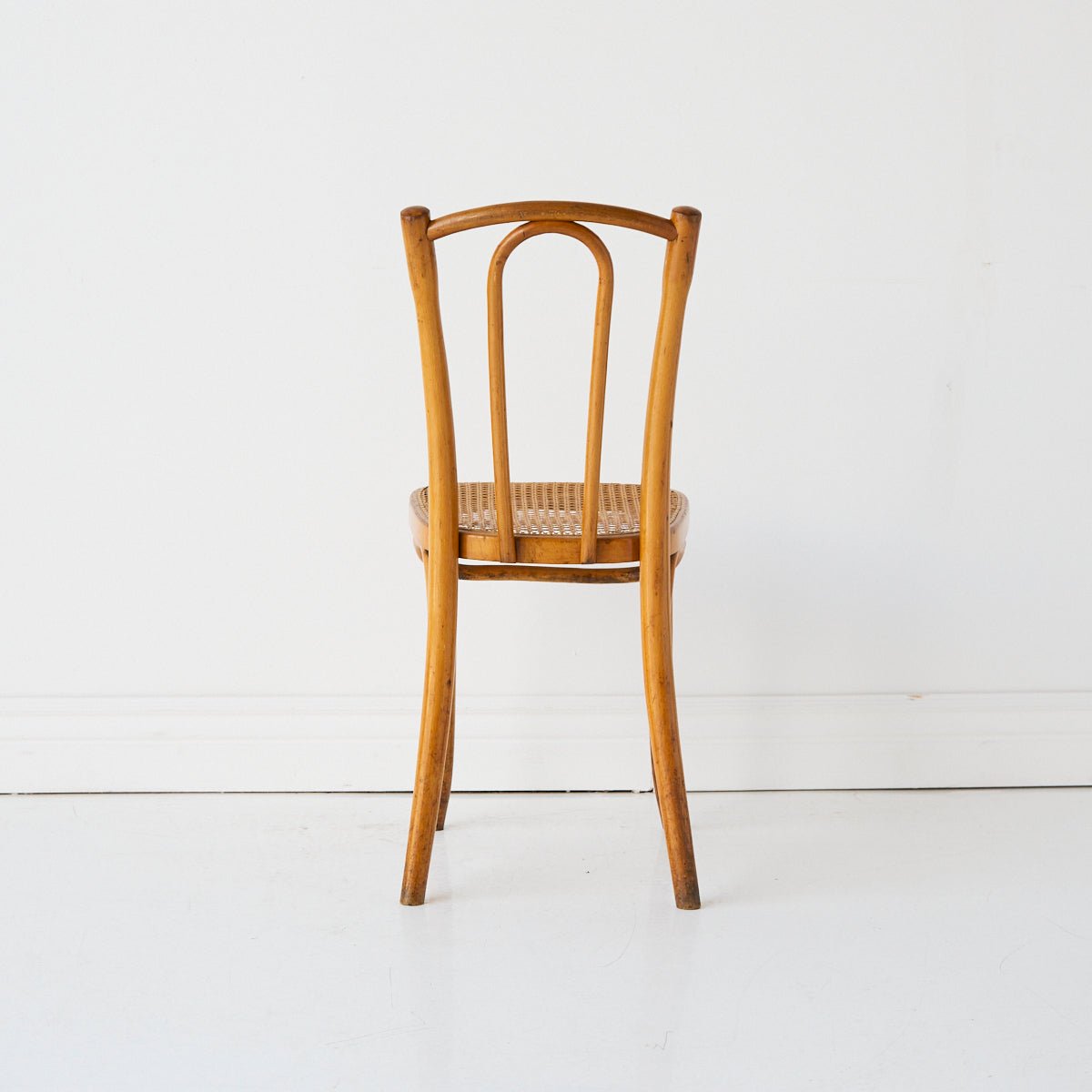 Thonet Bentwood Cane Dining Chair - elsie green - furniture