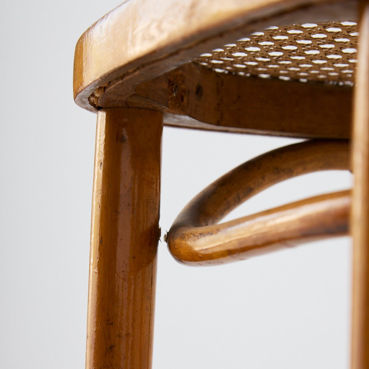Thonet Bentwood Cane Dining Chair - elsie green - furniture