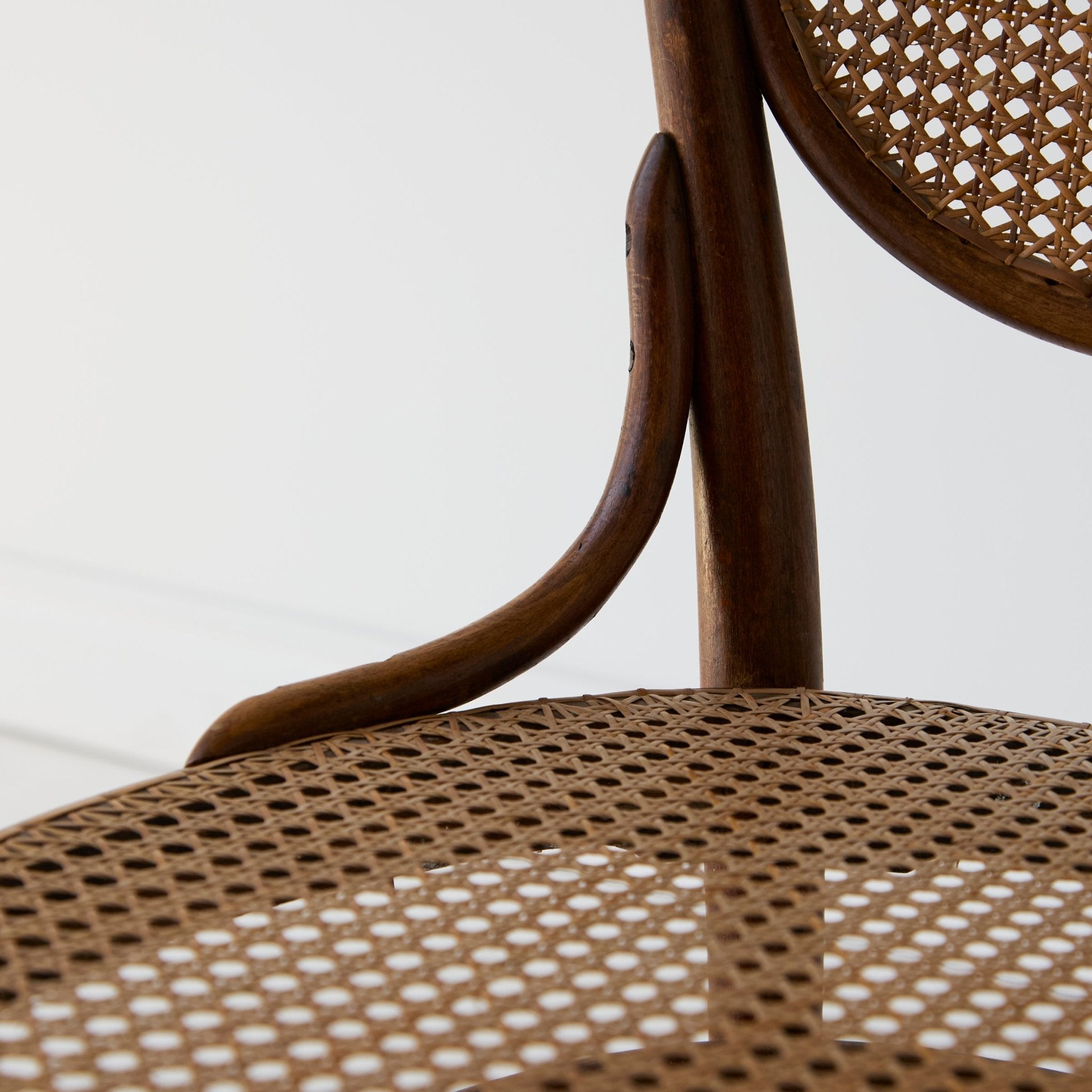 Thonet N11 Cane Dining Chair - elsie green - furniture