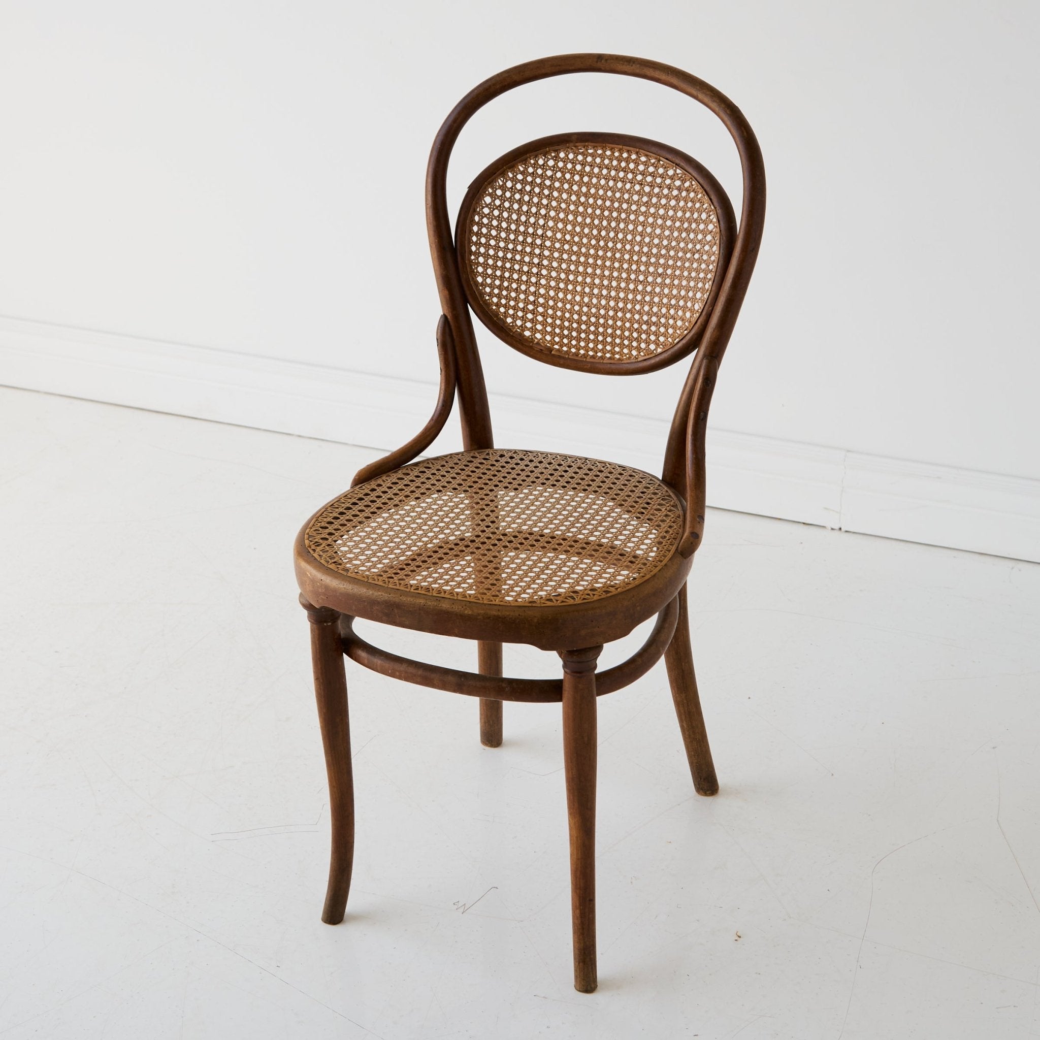 Thonet N11 Cane Dining Chair - elsie green - furniture