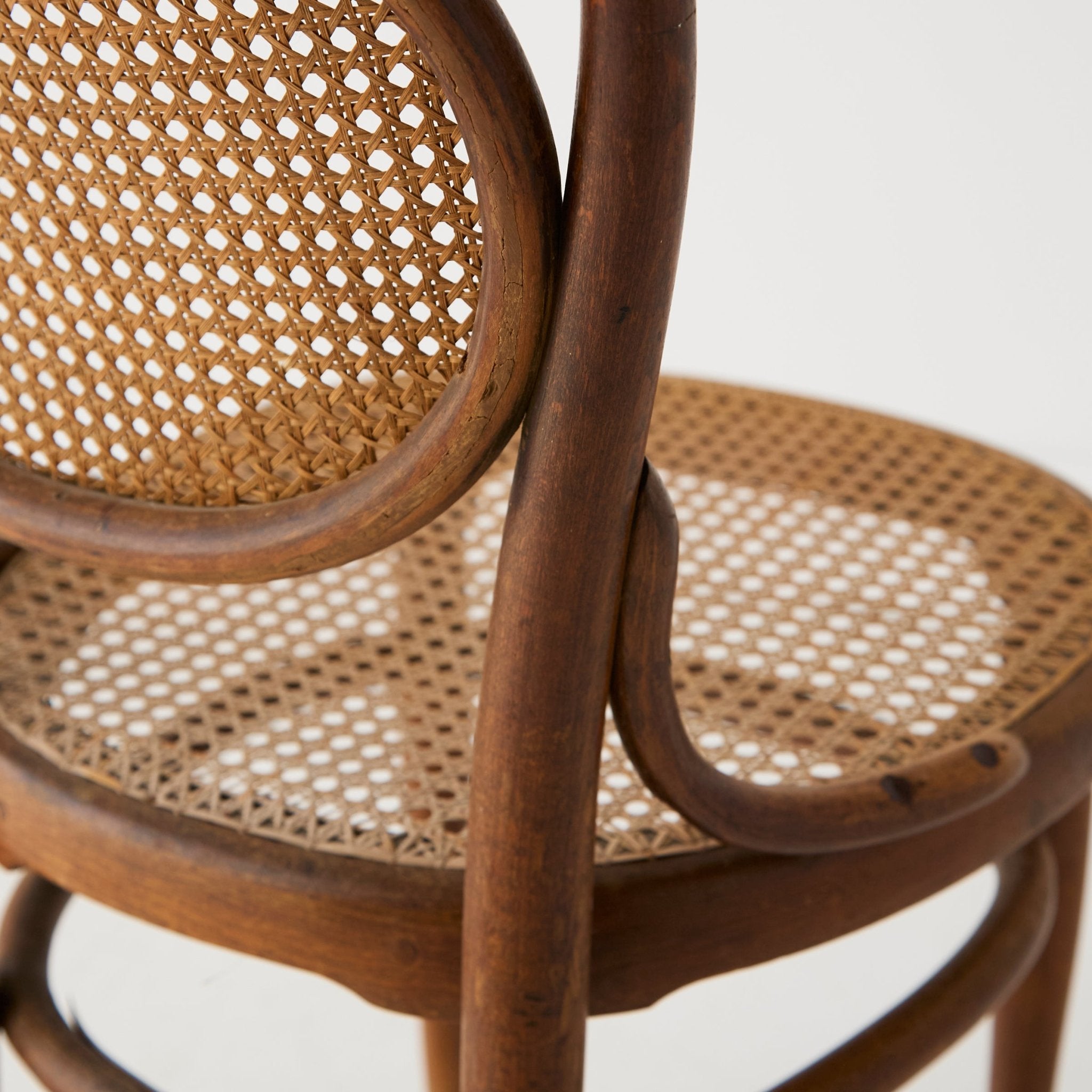 Thonet N11 Cane Dining Chair - elsie green - furniture