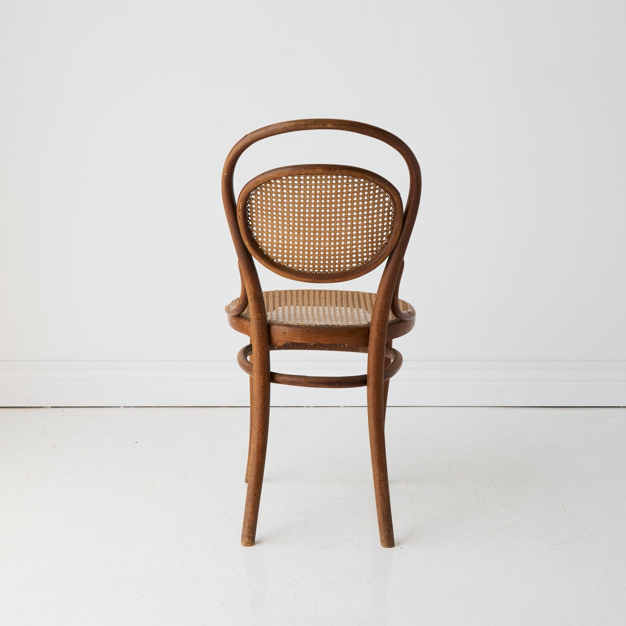 Thonet N11 Cane Dining Chair - elsie green - furniture