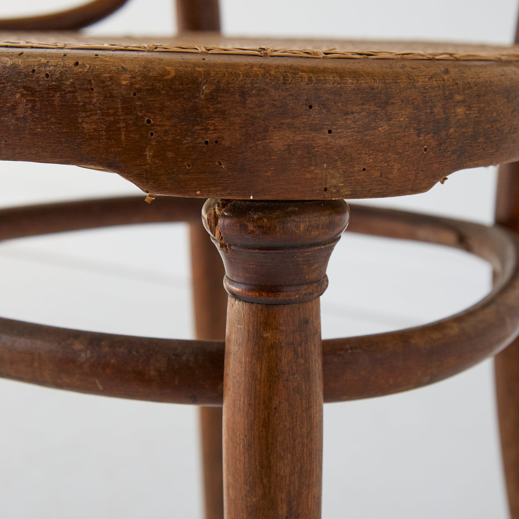 Thonet N11 Cane Dining Chair - elsie green - furniture
