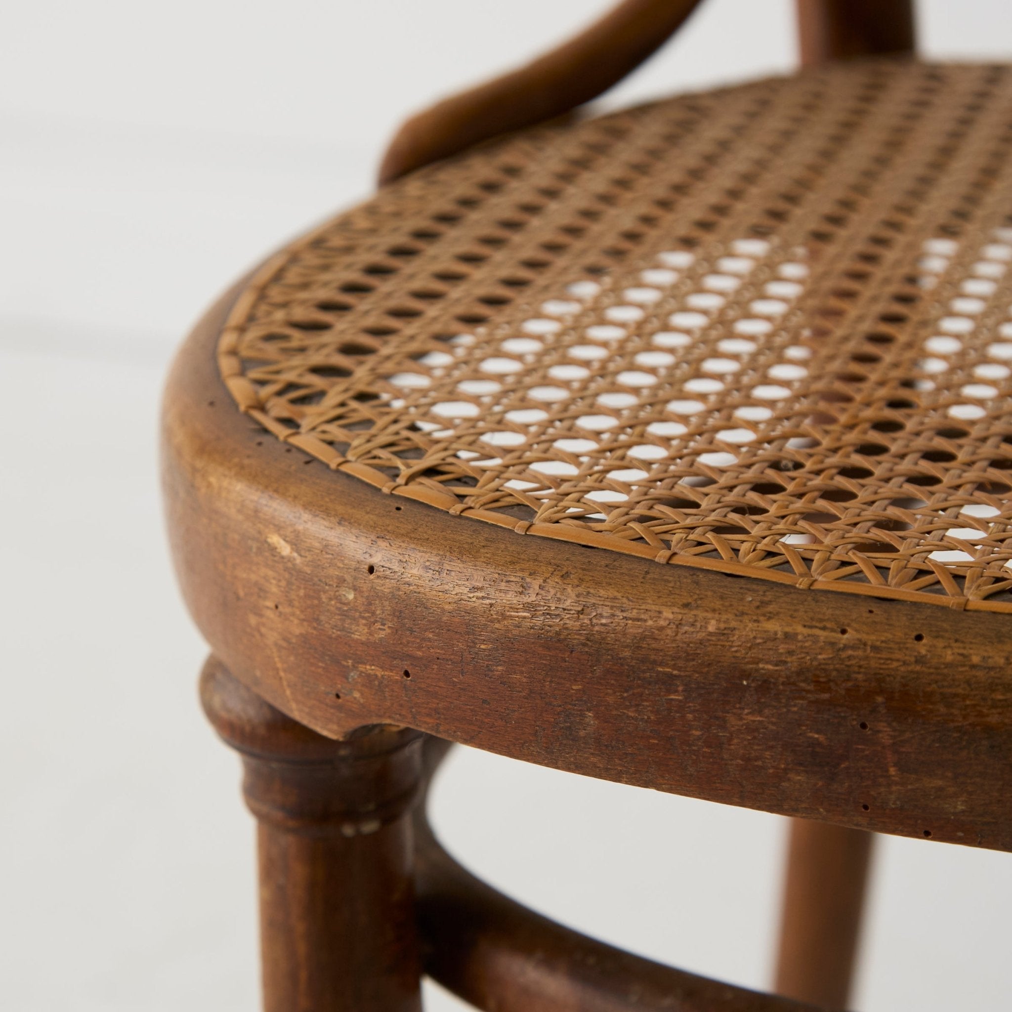 Thonet N11 Cane Dining Chair - elsie green - furniture