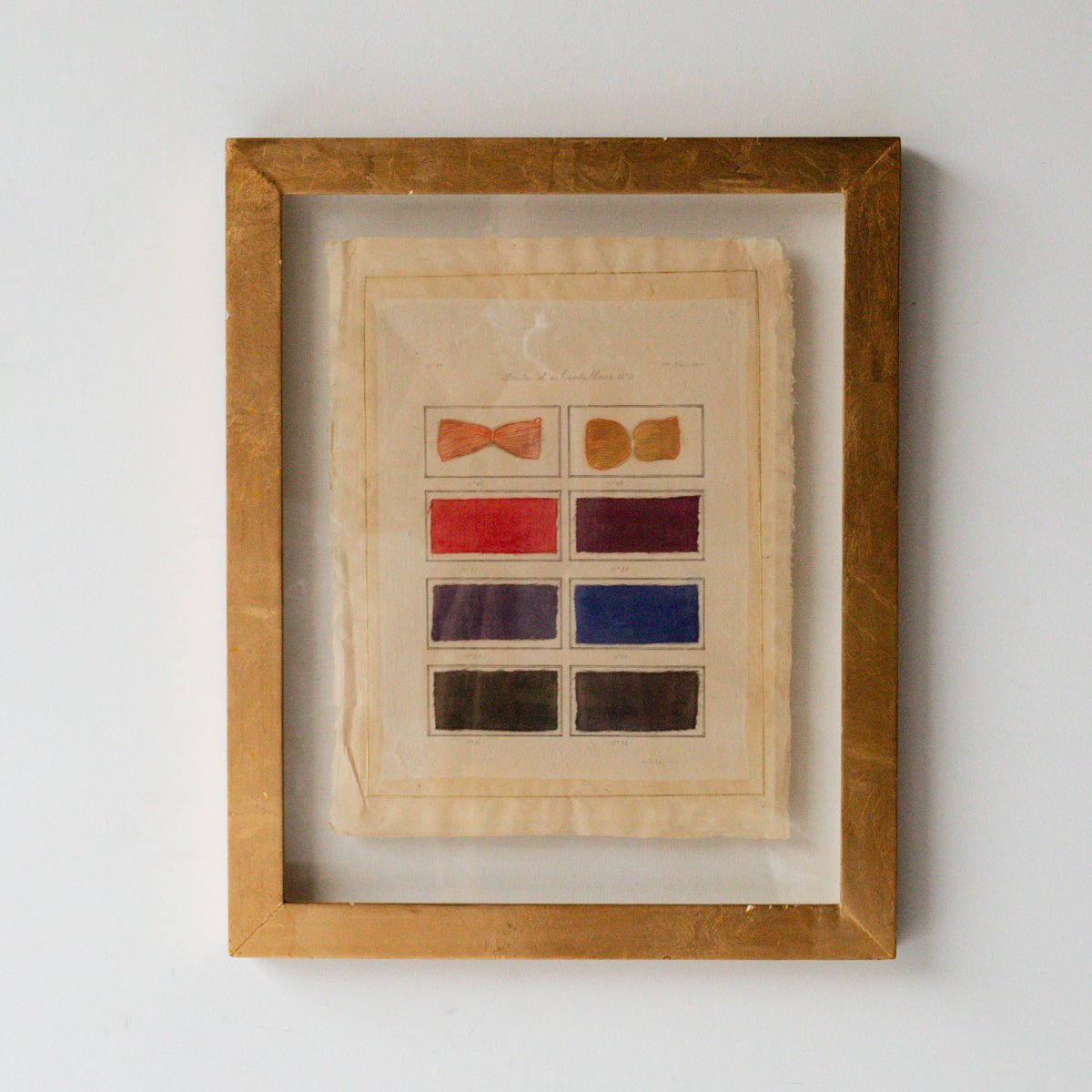 Thread Swatches Watercolor Painting | Dated 1895 - elsie green - art