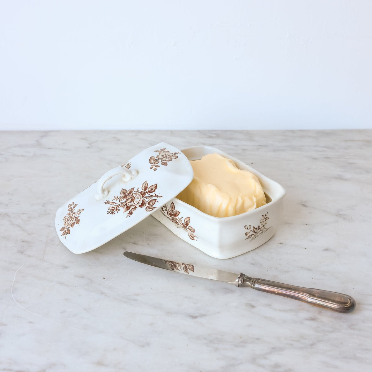 Transferware Cheese Keeper - elsie green - the french kitchen