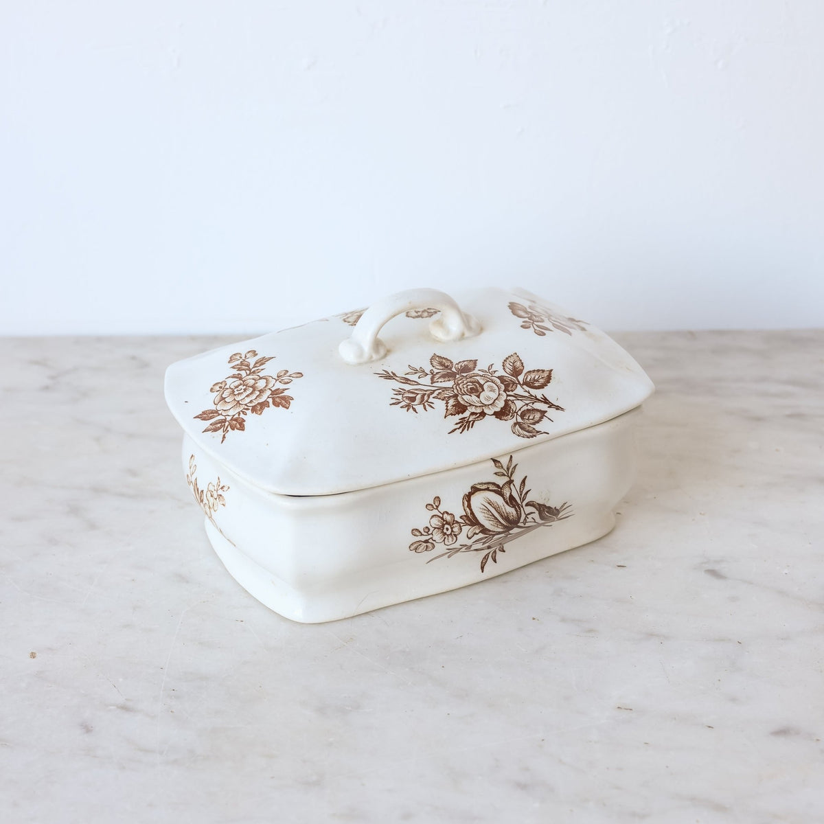 Transferware Cheese Keeper - elsie green - the french kitchen