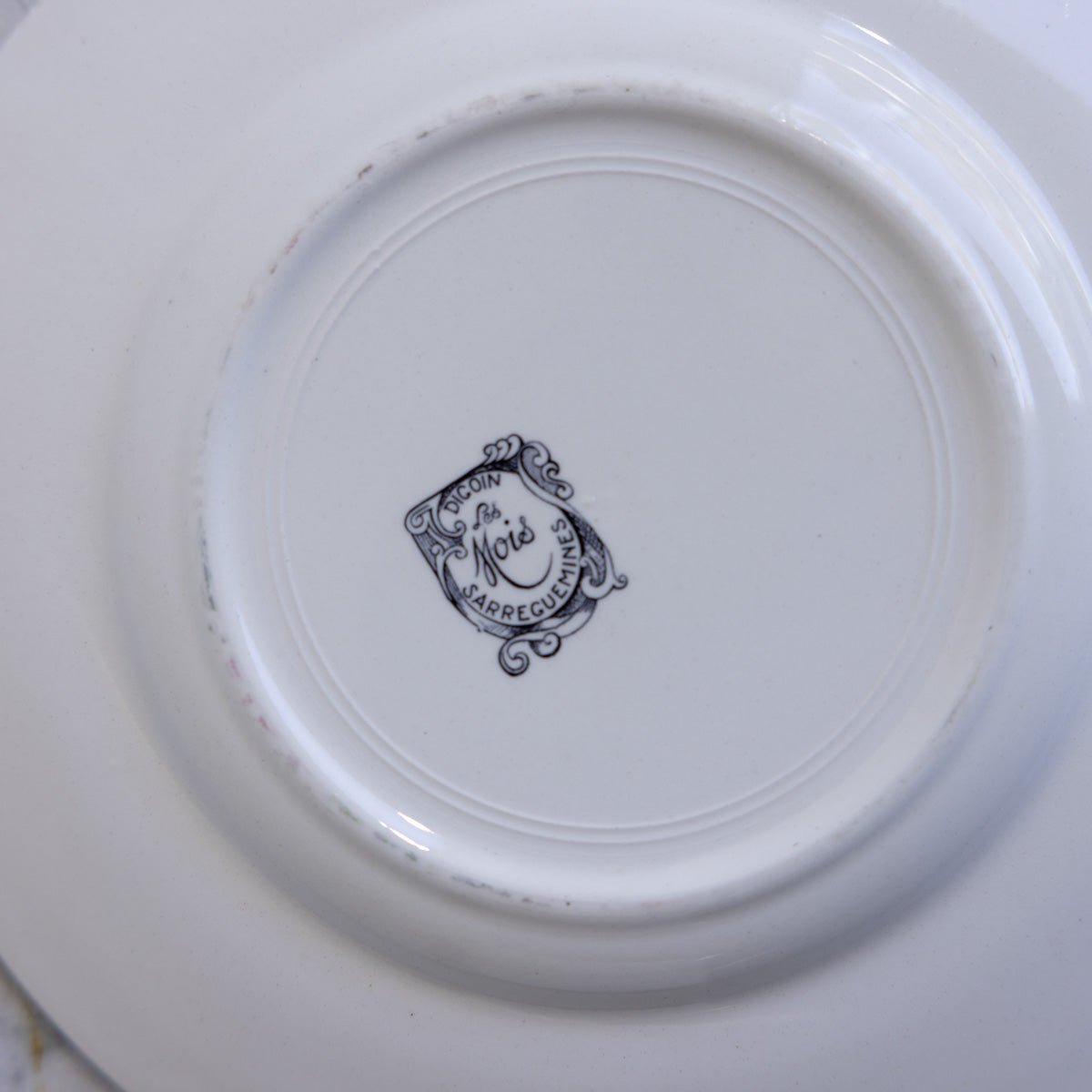Transferware Les Mois Conversation Plate Set of 5 - elsie green - the french kitchen
