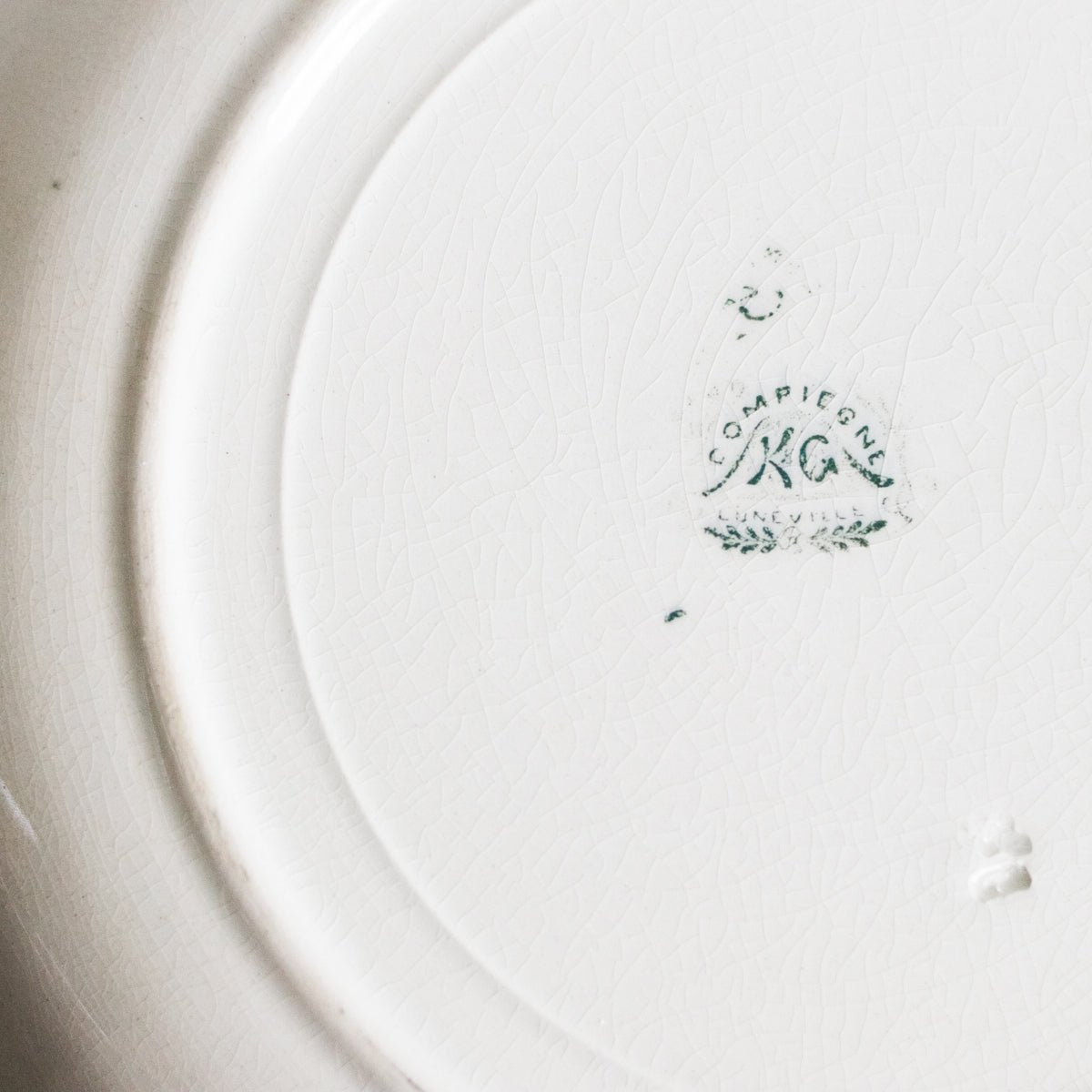 Transferware Serving Bowl with Silver Serving Spoon - elsie green - The French Kitchen