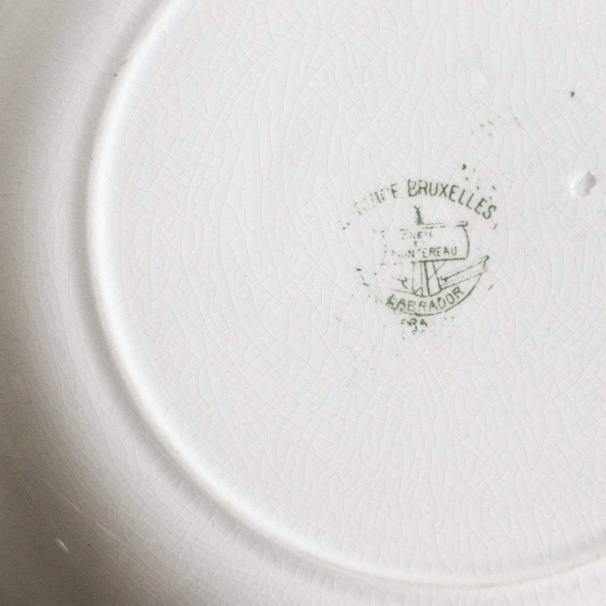 Transferware Serving Bowl with Silver Serving Spoon - elsie green - The French Kitchen