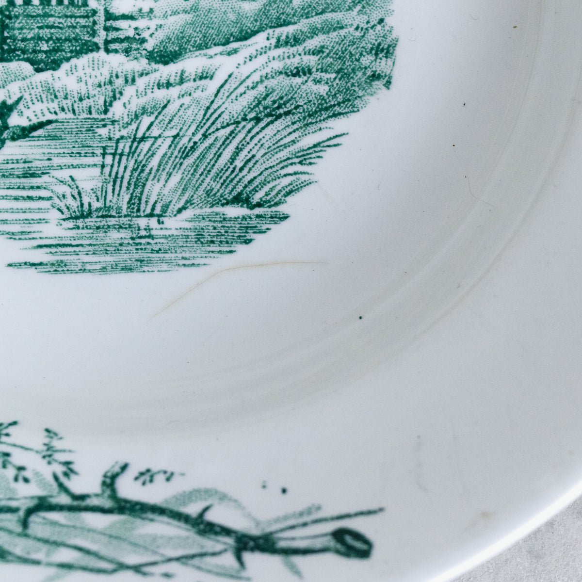 Transferware Soup Bowl With Ducks Set Of 6 - elsie green - The French Kitchen