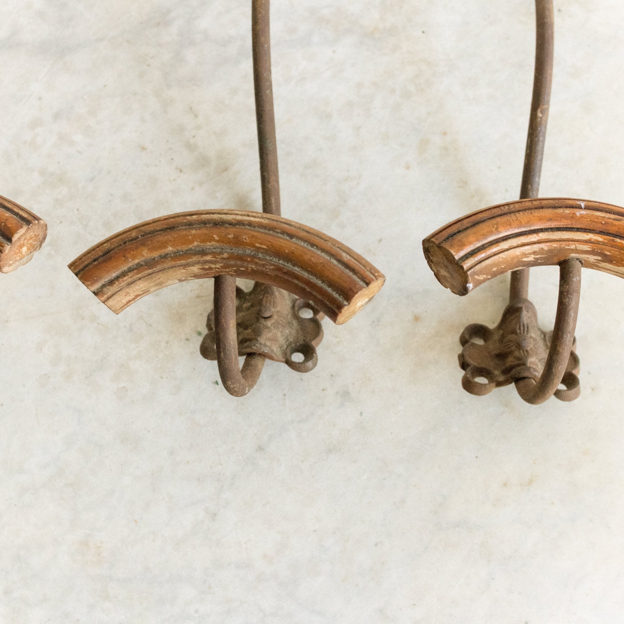 Trio of Antique Coat Hooks No. 136 - elsie green - decor