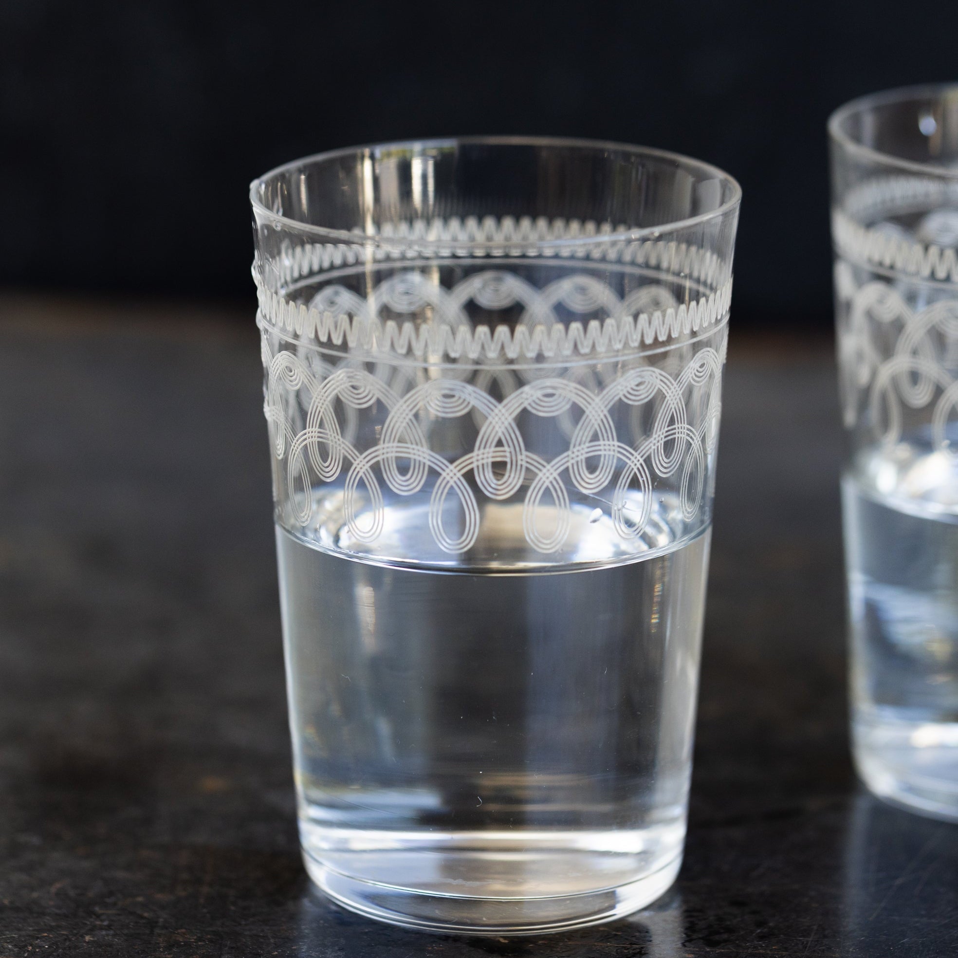 Trio of Blown Glass Tumblers - elsie green - the french kitchen