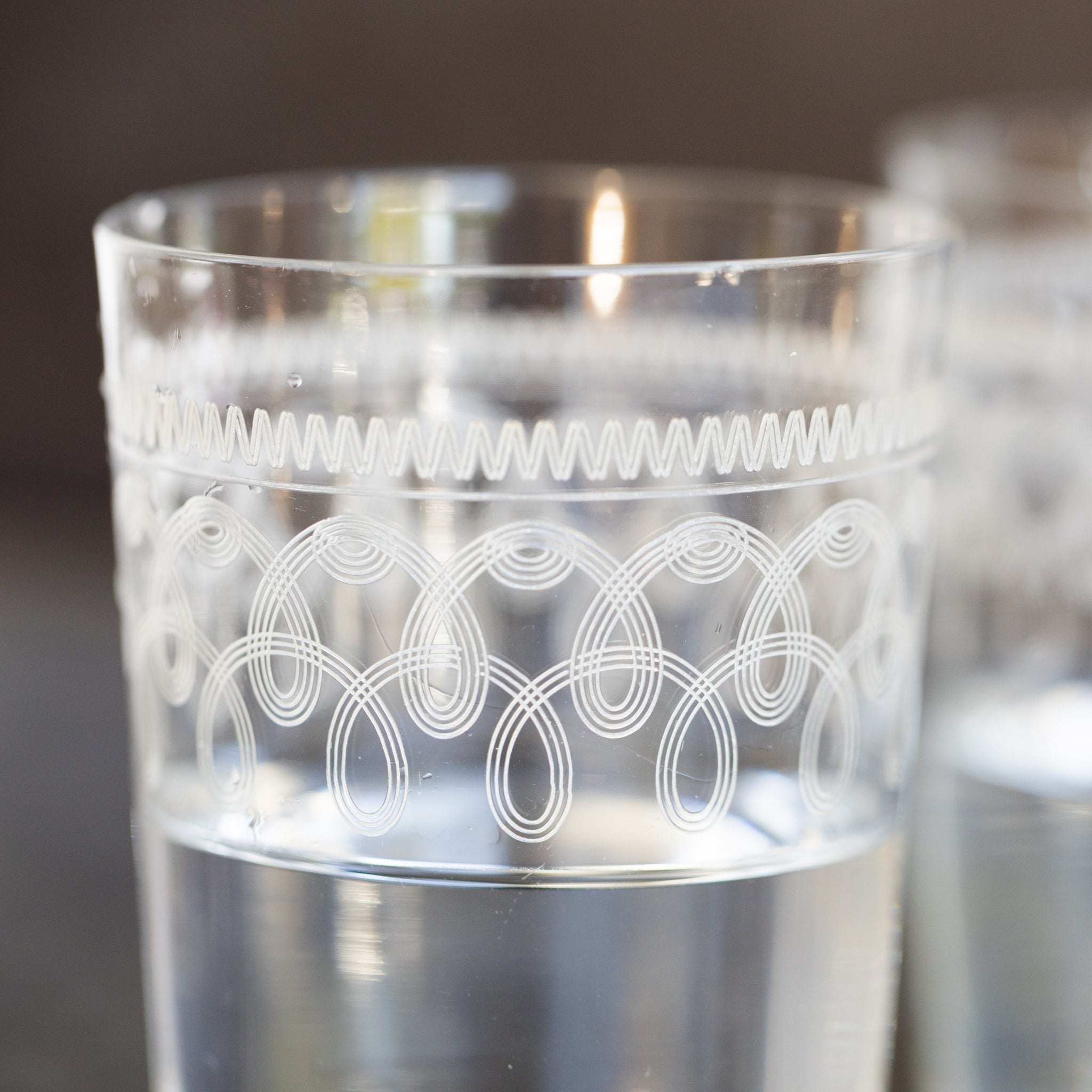 Trio of Blown Glass Tumblers - elsie green - the french kitchen