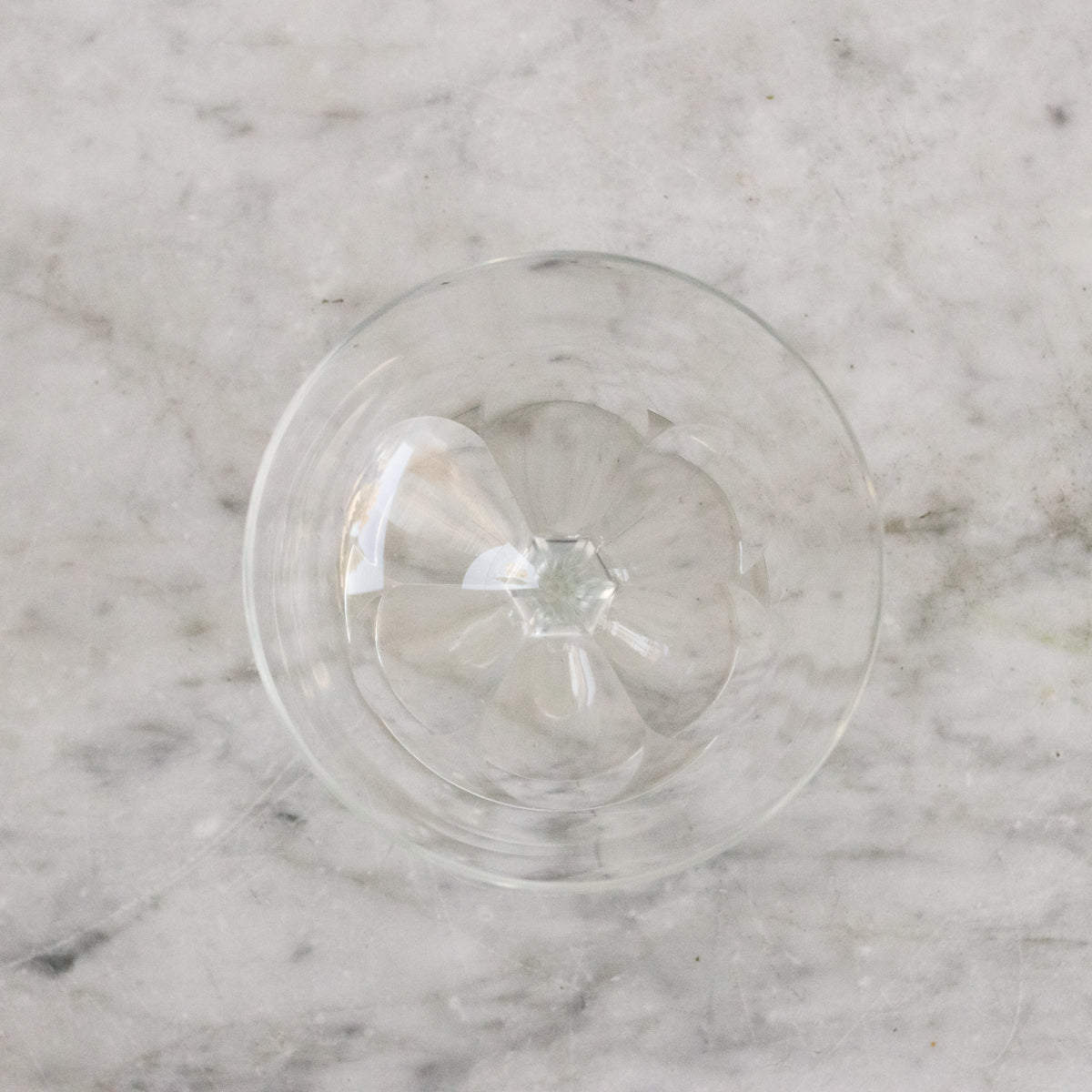 Trio Of Cut Crystal Coupes - elsie green - The French Kitchen