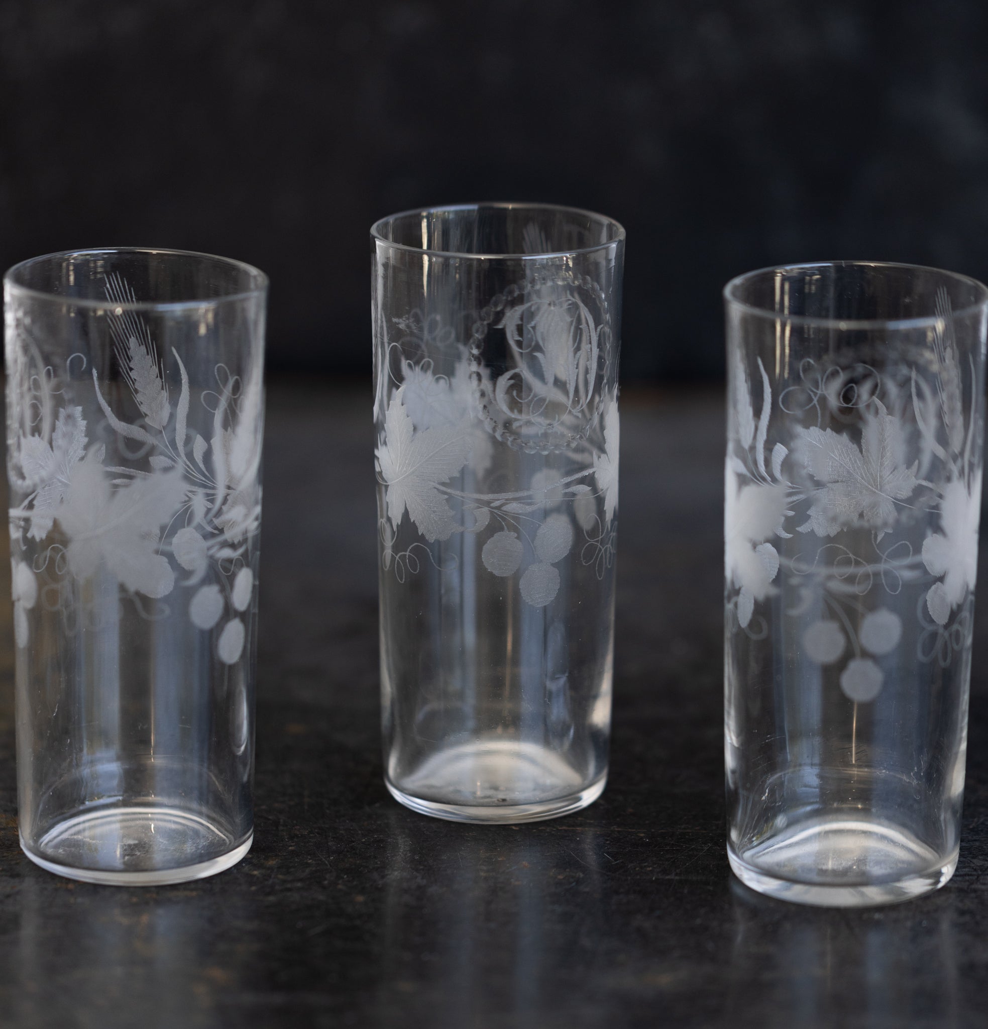 Trio of Monogrammed Tumblers - elsie green - the french kitchen
