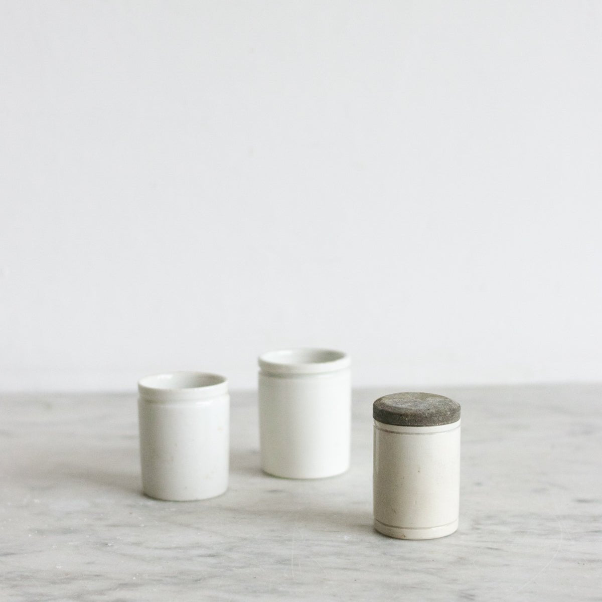 Trio of pharmacy pots - elsie green - decor