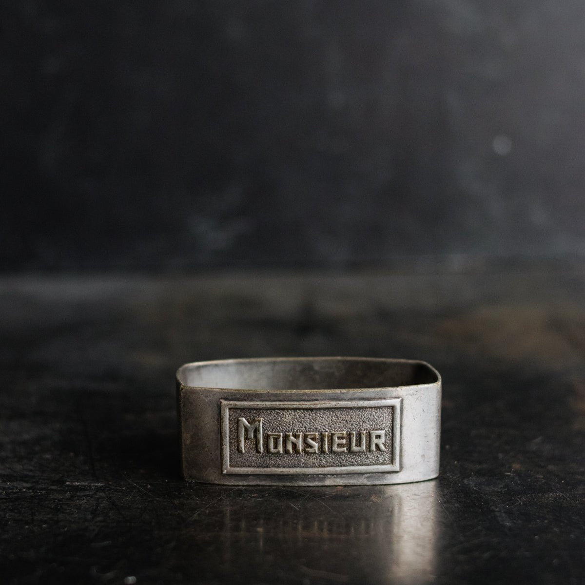 Trio of Silver Napkin Rings | Messieurs Only - elsie green - the french kitchen