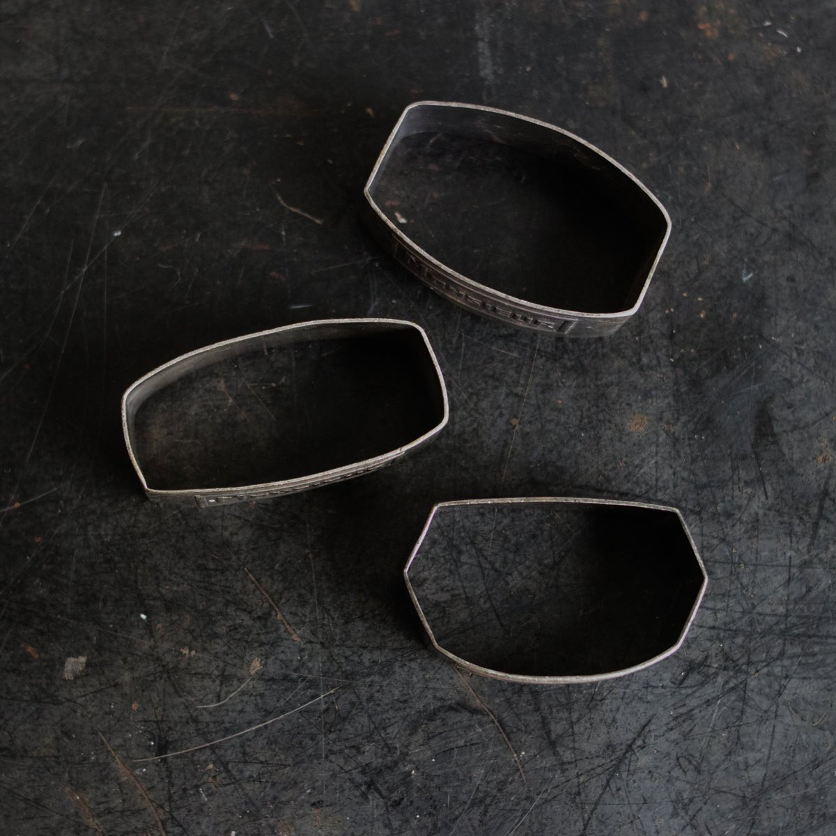 Trio of Silver Napkin Rings | Messieurs Only - elsie green - the french kitchen