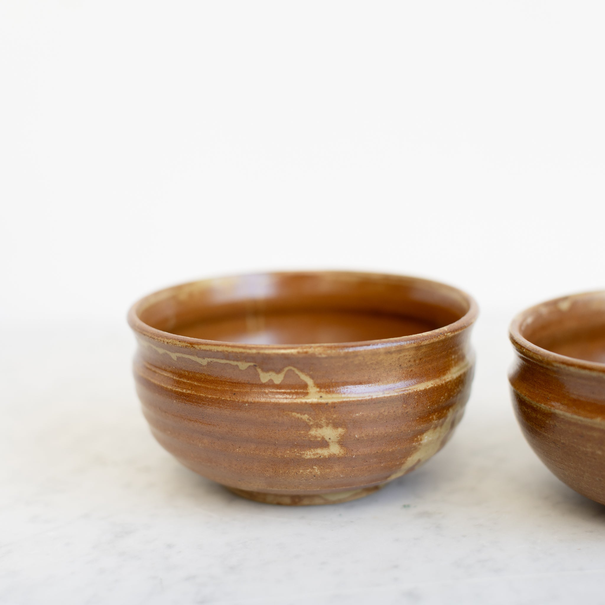Trio of Stoneware Bowls | Signed by Artist - elsie green - the french kitchen