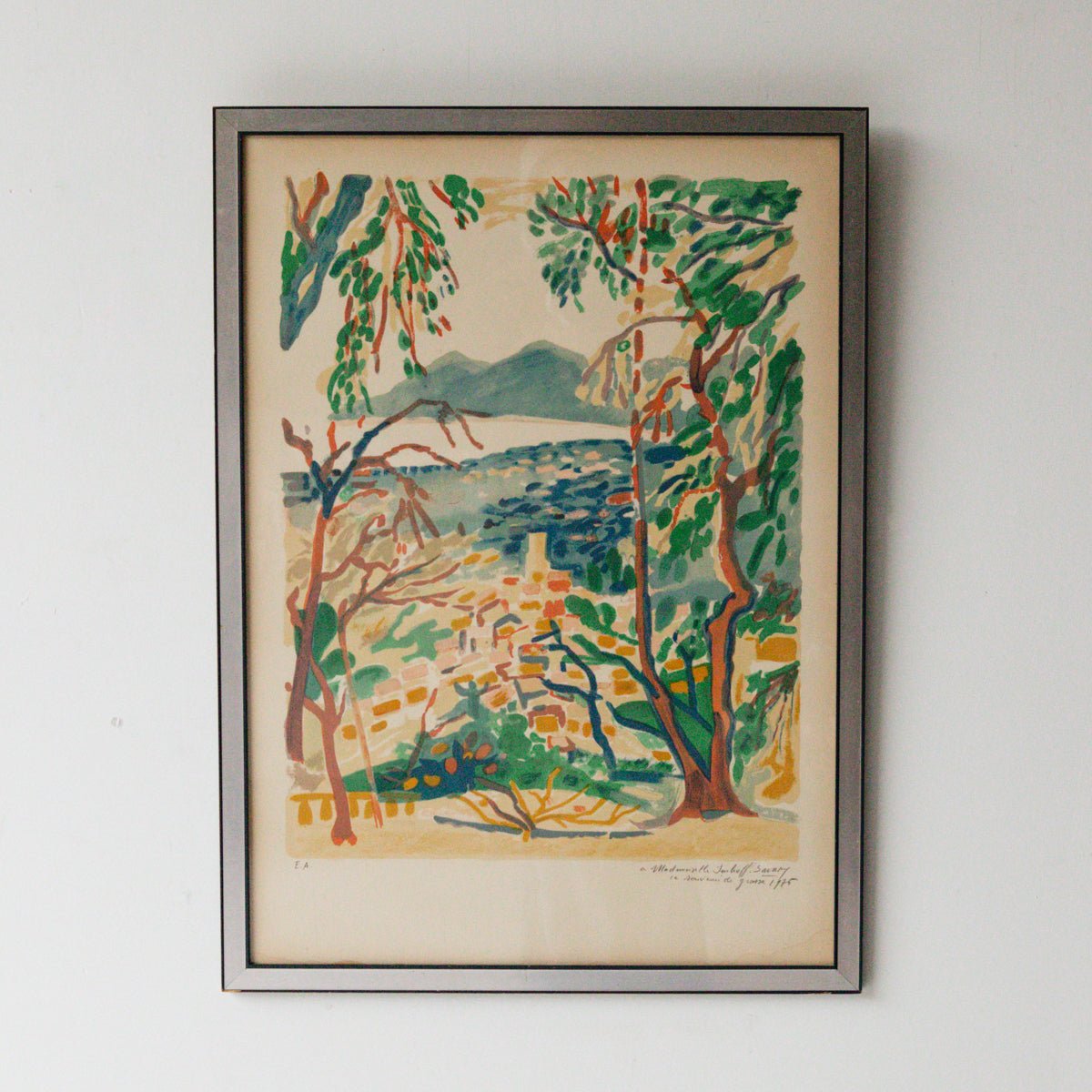 Tropical Seascape Watercolor Painting - elsie green - art