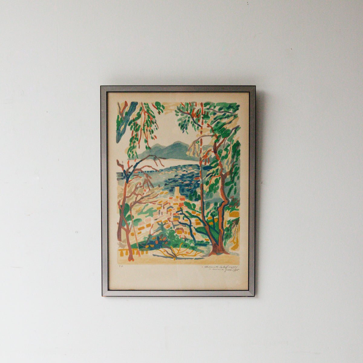 Tropical Seascape Watercolor Painting - elsie green - art