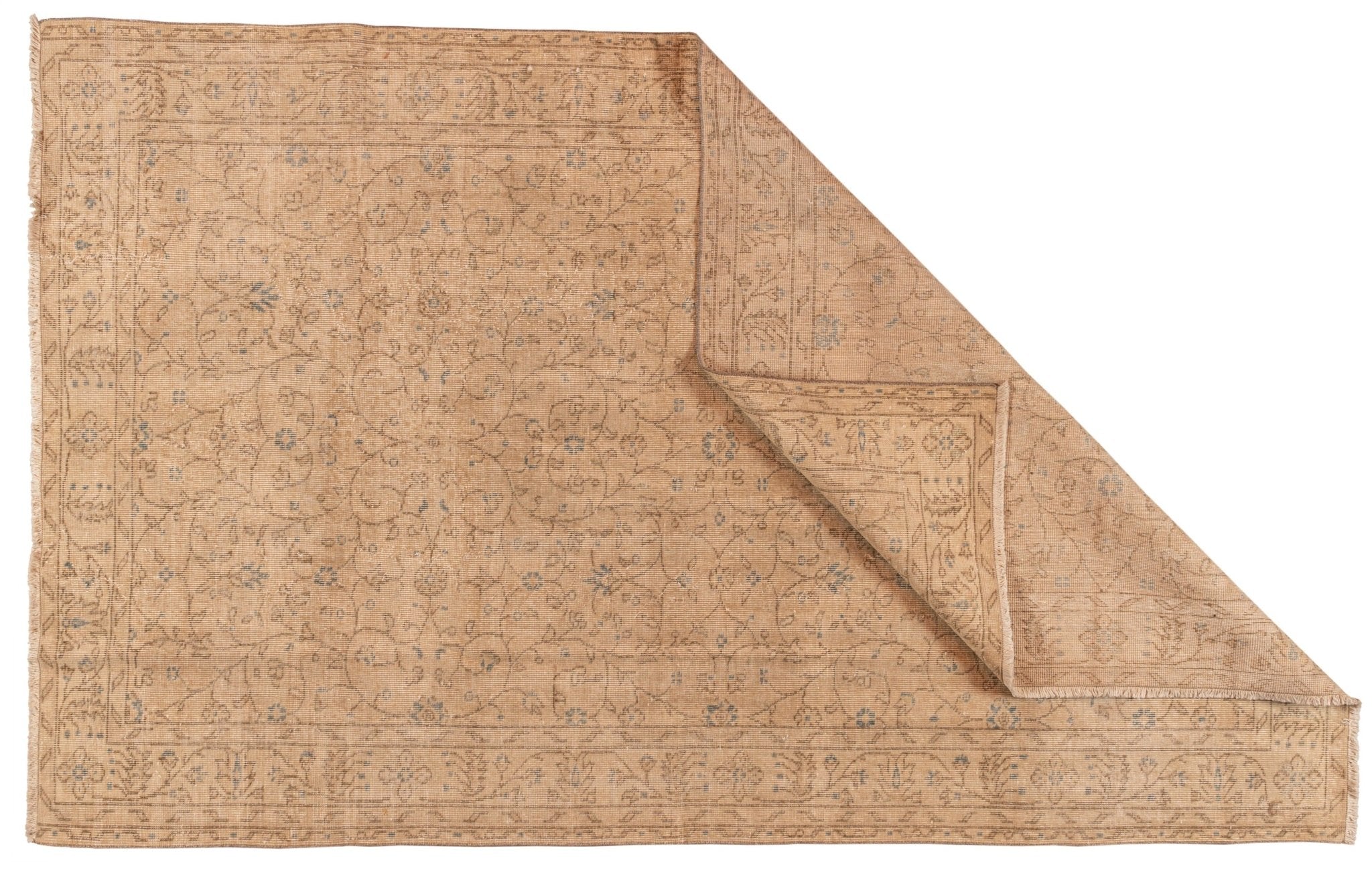 Troyes Vintage Rug | 5'8" x 9'2" - elsie green - textiles