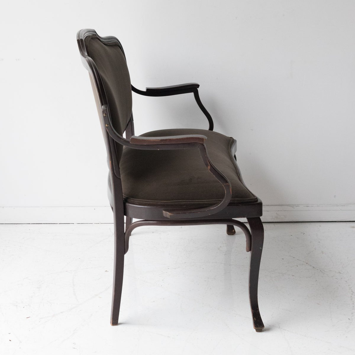 Upholstered Bentwood Settee - elsie green - furniture