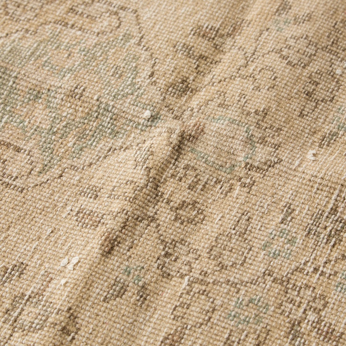 Uzes Vintage Rug | 6'8.5" x 10'1.5" - elsie green - textiles