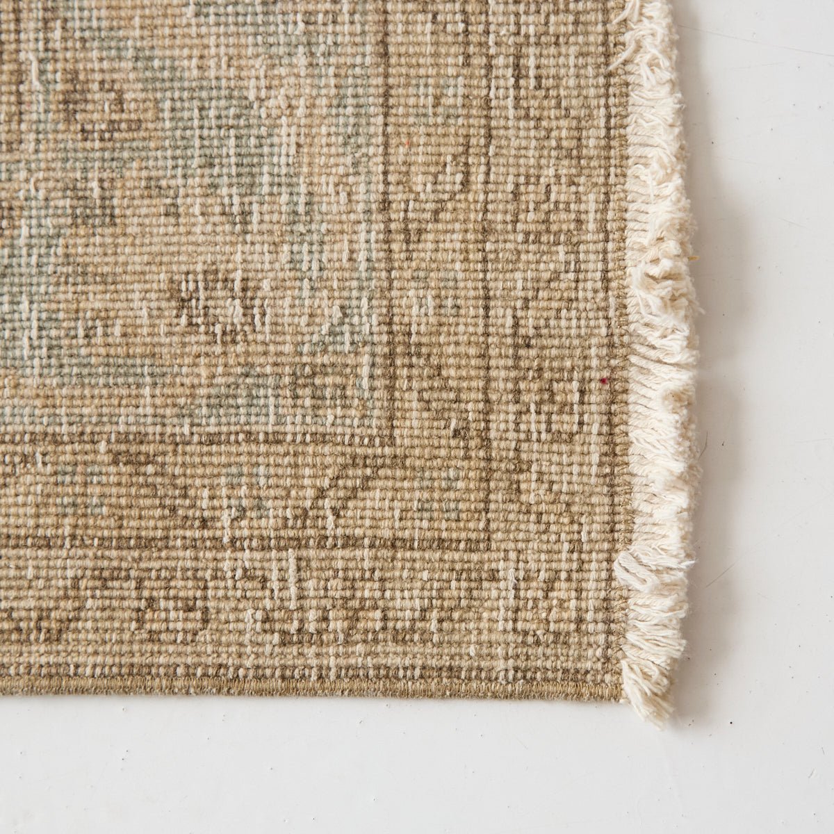 Uzes Vintage Rug | 6'8.5" x 10'1.5" - elsie green - textiles